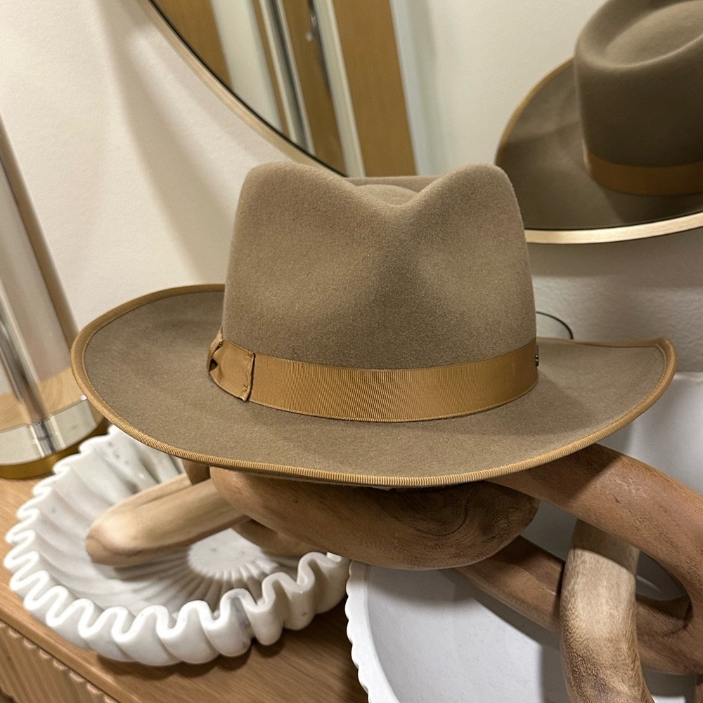 GIGI PIP Camel Fedora Cowboy Hat